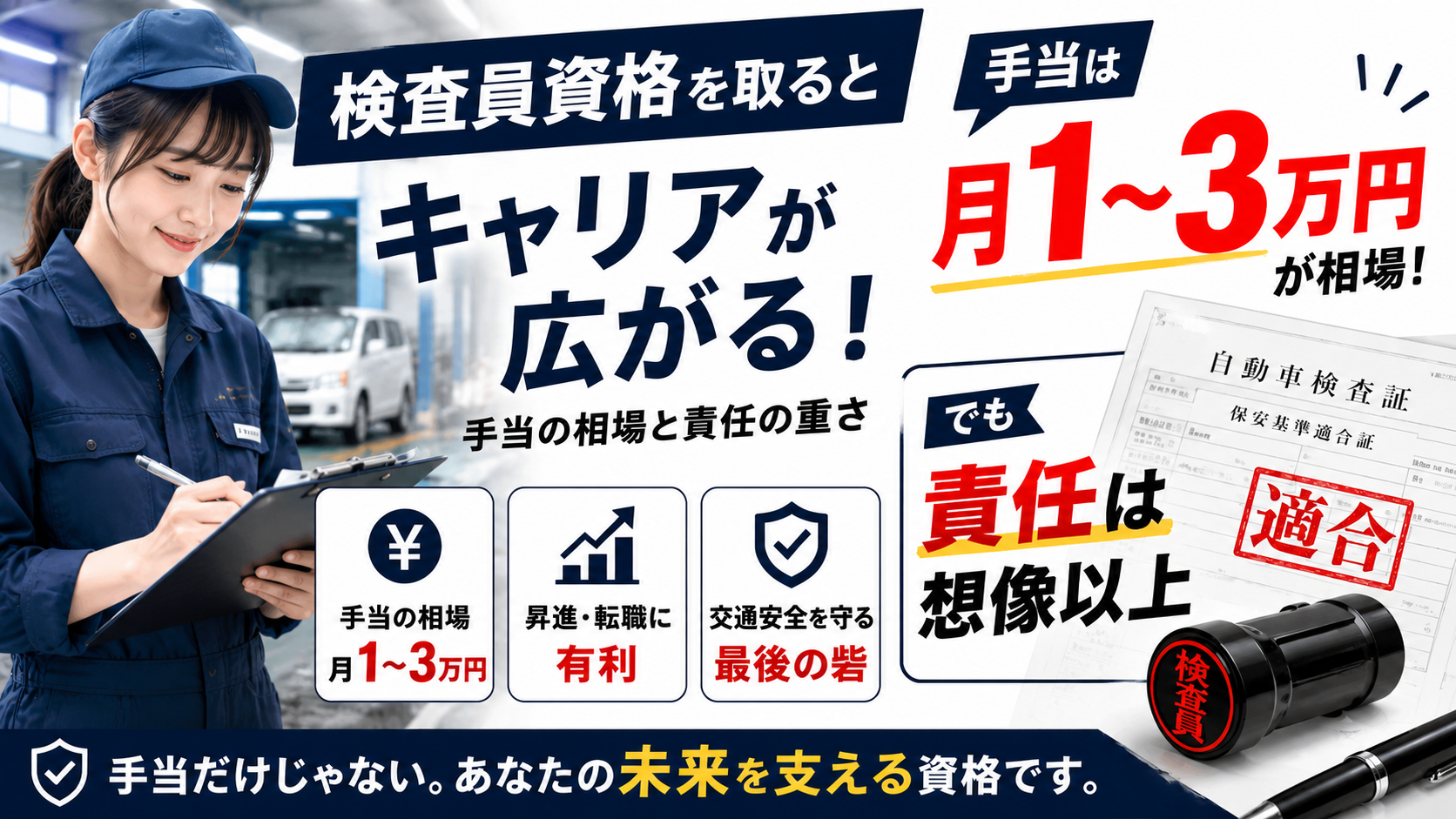 検査員資格を取ると世界が変わる？手当の相場と責任の重さ